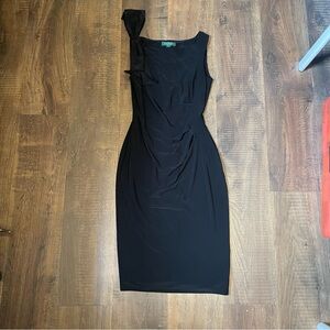 Lauren Ralph Lauren Form Fitting Black Dress